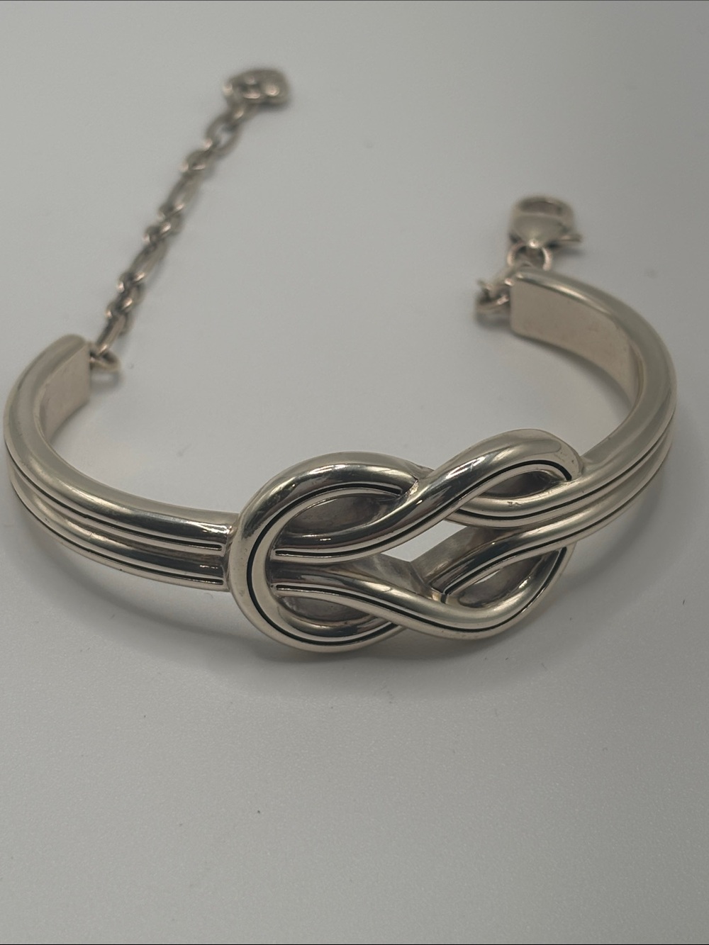 Brighton Interlok Harmony Bar Bracelet Silver Plated Black Enamel JF0258